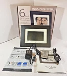Pandigital PAN602-W Lcd Photo Picture Video Frame 6" Inches Black. Fixed Price $9.98.