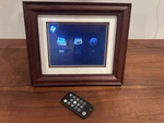 Hp 7" Digital Picture Frame Model DF730A2 W/ Remote Control Plug Stand Tested. Fixed Price $23.99.