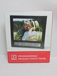 Brookstone Programmable Message Photo Frame. Fixed Price $19.99.