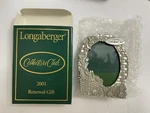 Longaberger 2001 Collectors Club Renewal Gift Picture Frame 74802. Nib. Fixed Price $6.25.