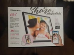13.5" Wifi 3K Digital Photo Frame With Touchscreen Lcd And 32GB Memory. Fixed Price $130.00.
