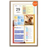 Apolosign 21.5 Inch Digital Calendar Smart Wall Planner Touchscreen Teak. Fixed Price $573.99.