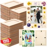 Geelin Wood Picture Frames 4X6 Inch Unfinished Rectangle Craft Painting Diy 2.... Fixed Price $193.99.