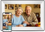 Frameo 10.1" Wifi Digital Photo Frame, Hd Touch Screen, 16GB Memory, Share Insta. Fixed Price $89.99.