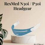Resmed Airfit N30I P30I Headgear Blue 63814. Fixed Price $19.99.