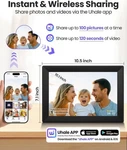 Uhale 10.1 Inch Ips Wi-fi Digital Photo Frame 32GB Touch Screen Black. Fixed Price $20.00.