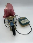 Barbie 1999 Motorcycle Mattel Tethered Remote Control Bike Blue/pink *untested. Fixed Price $35.00.