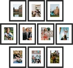 8X10 Frame Set Of 10, Display Pictures 5X7 Mat Or Without, Mul. Fixed Price $33.80.