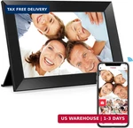 Bigasuo Digital Picture Frame, 10.1" Frameo Wifi With 32GB Memory,. Fixed Price $93.73.