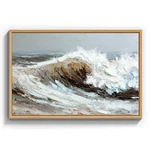 Arpeotcy 3D Textured Large Framed Canvas Wall Art Prints, Abstract Hand-paint.... Fixed Price $90.59.