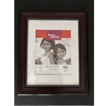 Better Homes & Gardens Wood Photo Frame Brown Matted 11X14 Fits 8X10. Fixed Price $17.00.