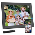 Bsimb 15-INCH Wifi Digital Picture Frame, Large Electronic Photo With T.... Fixed Price $159.38.