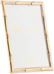 Lawrence Gold Metal Bamboo Frame For 4X6 Photos. Fixed Price $8.99.