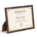 Wtrgas Pack Picture Frame For Tabletop And Wall, 8.5X11, Brown. Fixed Price $10.06.