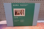 Aura Carver 10.5" Digital Picture Frame, Clay With White Mat, Model: AF900. Fixed Price $99.95.