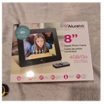 Aluratek ADPFL08F 8" 4GB Lcd Digital Photo Frame Remote Usb 2.0 Sd/sdhc. Fixed Price $25.00.