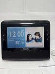 Philips AJL308 7 Lcd Clock Radio Digital Photo Frame Fm Tested. Fixed Price $13.99.
