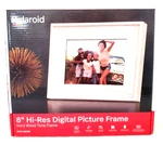 Polaroid 8" Hi-res Digital Picture Frame PDFX-800IW Ivory Wood Tone. Fixed Price $29.99.