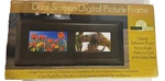 Digital Decor DPF770 7" Dual Picture Frame Display Different Photos From Memory. Fixed Price $22.95.