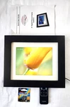 Vistaquest 8" Digital Picture Frame Led, Clock, 128MB, Sd, Control, VQ0801W. Fixed Price $19.87.