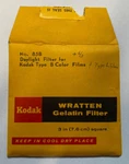 Kodak Wratten Gelatin Filter No. 85B 3" /7.6CM Square Opened W/ Frame. Fixed Price $20.25.