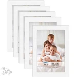 Icona Bay - 4X6 Picture Frames White, 5 Pack Modern Style Engineered Wood.... Fixed Price $21.53.