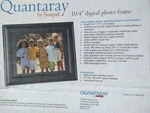 Quantaray By Sunpak 10.4" Digital Photo Frame Rosewood Lcd Display With Remote. Fixed Price $60.00.