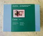 New Sealed Aura Carver Hd Digital Picture Frame Gravel With White Matte 10.5 In. Fixed Price $99.99.