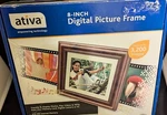 Ativa 8-INCH Digital Picture Frame. New Open Box! 512 Mb Memory. Free Shipping!. Fixed Price $75.99.