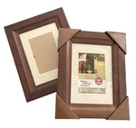 Two 5"X7" Picture Frames Solid Wood Same Style Matted 3.5X5 Better Homes Walmart. Fixed Price $19.99.