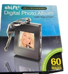 Shift 3 Digital Photo Album With Keychain Usb 2.0 Rechargeable New Box. Fixed Price $7.97.