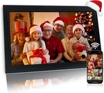 15.6 Wifi Digital Photo Frame Hd Touchscreen, 32GB, Auto-rotate Nib. Fixed Price $87.29.