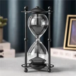 Hourglass Timer 60 Minute, Metal Frame Decorative Sand (black San.... Fixed Price $38.80.