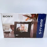 Sony S-frame 7" DPF-D75 Digital Photo Picture With Remote Black. Fixed Price $34.99.