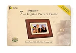 Giinii Artforme GN-705W 7" Digital Picture Frame, Ready To Use, Brown Open Box. Fixed Price $15.99.