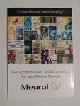 Meural MCMYA-10000S Canvas Annual Membership Card For Digital Frame. Fixed Price $50.00.