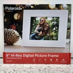 Polaroid 8" Digital Photo Frame White New Sealed. Fixed Price $29.99.