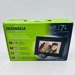Insignia 7" Lcd Digital Photo Frame NS-DPF0712G. Fixed Price $27.99.