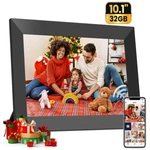 Nusican Wifi Digital Picture Frame, 10.1" Smart Photo Frames Touch Screen With 3. Fixed Price $71.91.