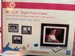 Hp 10.4" Digital Photo Frame Lcd 512MB Memory- Supports Sd Card- New In Box. Fixed Price $26.00.