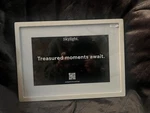 Skylight Wi-fi Lcd Digital Photo Frame, White. Fixed Price $100.00.