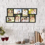 Lavish Home 8-OPENING Collage Picture Frame 4X6 Wall Decor Black. Fixed Price $34.27.