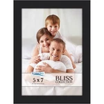Icona Bay - Black Picture Frame Modern Style Engineered Wood 5X7,. Fixed Price $9.99.
