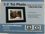 Pandigital Photo Frame 5.6" Tru PAN56-2 Lcd 4:3 W/ Remote 128MB. Fixed Price $25.95.
