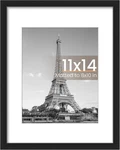 Upsimples Frame, Display Pictures 8X10 With Mat Or 11X14, Black. Fixed Price $10.52.
