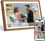 Frameo 10.1" Wifi Digital Photo With 32GB Memory & Touch Screen - Wood Fin. Fixed Price $133.99.