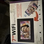Sylvania SDPF7094 Inch Digital Picture Frame - Black Wifi, Touchscreen. Fixed Price $25.00.
