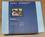 Aura Harper Railing Collection Modern Digital Frame Hd Display New $179 Concrete. Fixed Price $129.99.