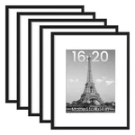 Upsimples 16X20 Frame Set Of 5, Display Pictures 11X14 With Mat Or. Fixed Price $61.90.