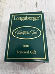 Longaberger Collectors Club 2001 Renewal Gift Picture Frame 74802. Fixed Price $15.75.
